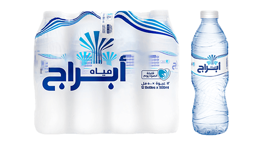 مياه معبأة 500 مل
