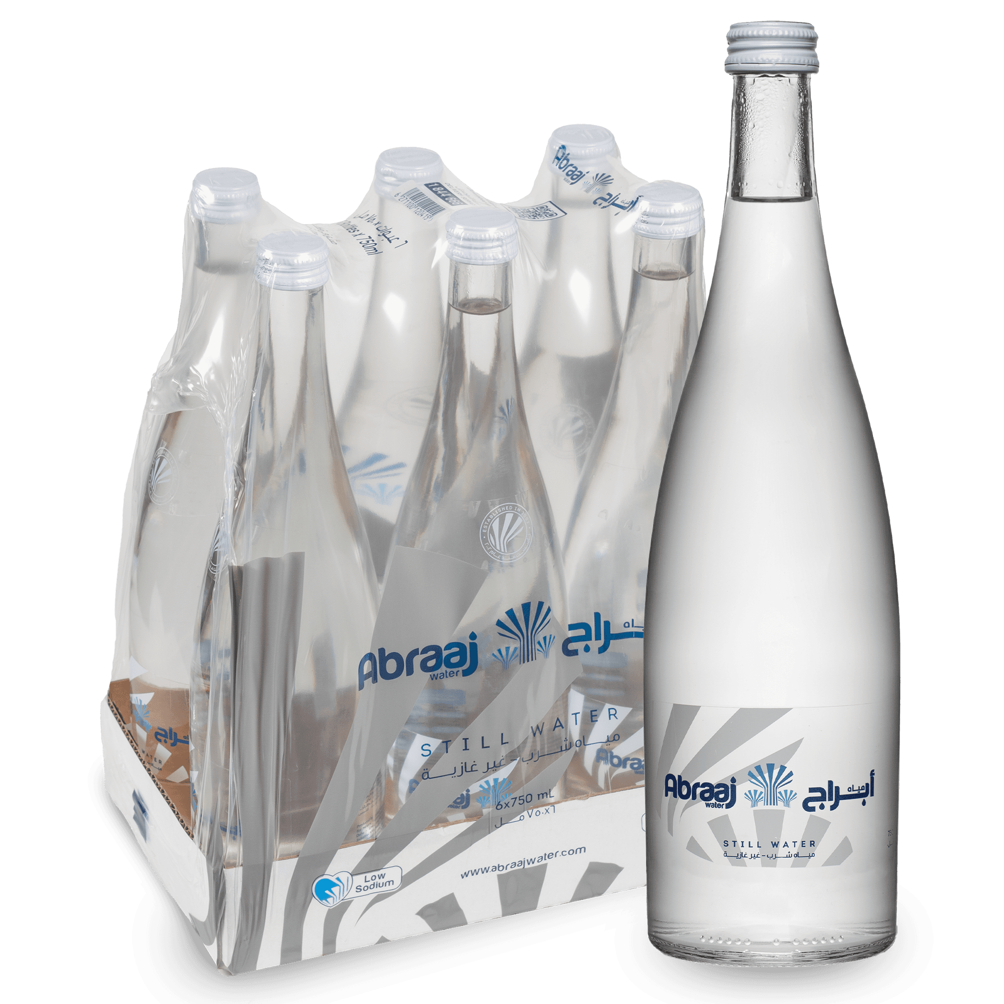 مياه عادية - زجاج 750 مل